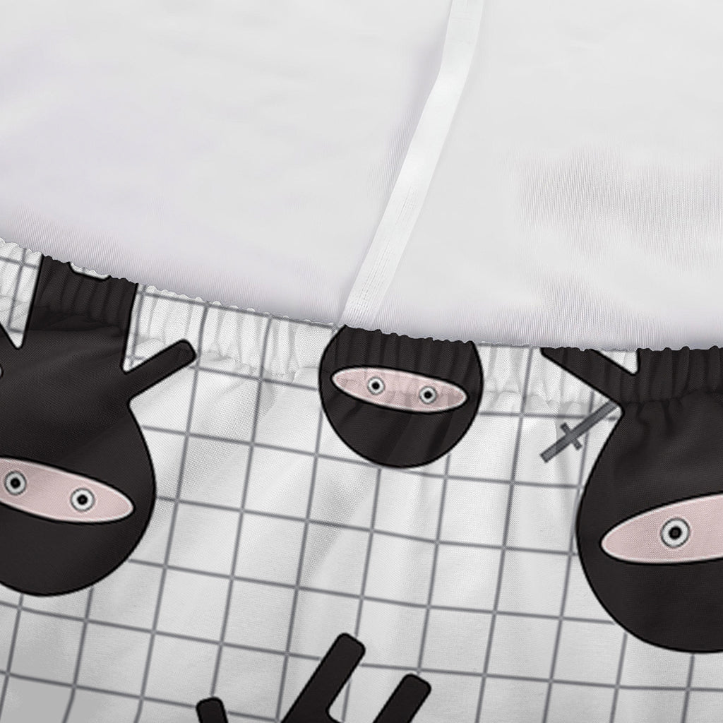 Cute Ninja Pattern Print Sofa Cover