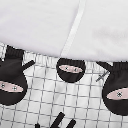Cute Ninja Pattern Print Sofa Cover