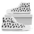 Cute Ninja Pattern Print White High Top Sneakers