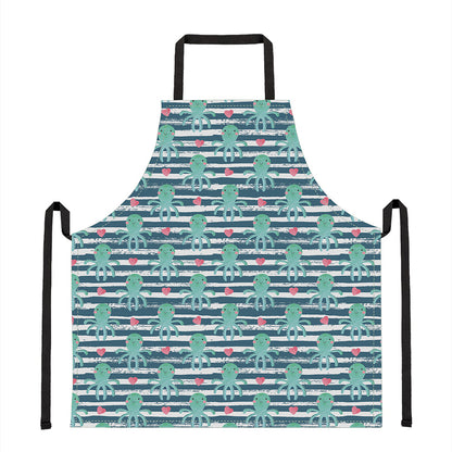 Cute Octopus Pattern Print Apron