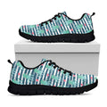 Cute Octopus Pattern Print Black Running Shoes