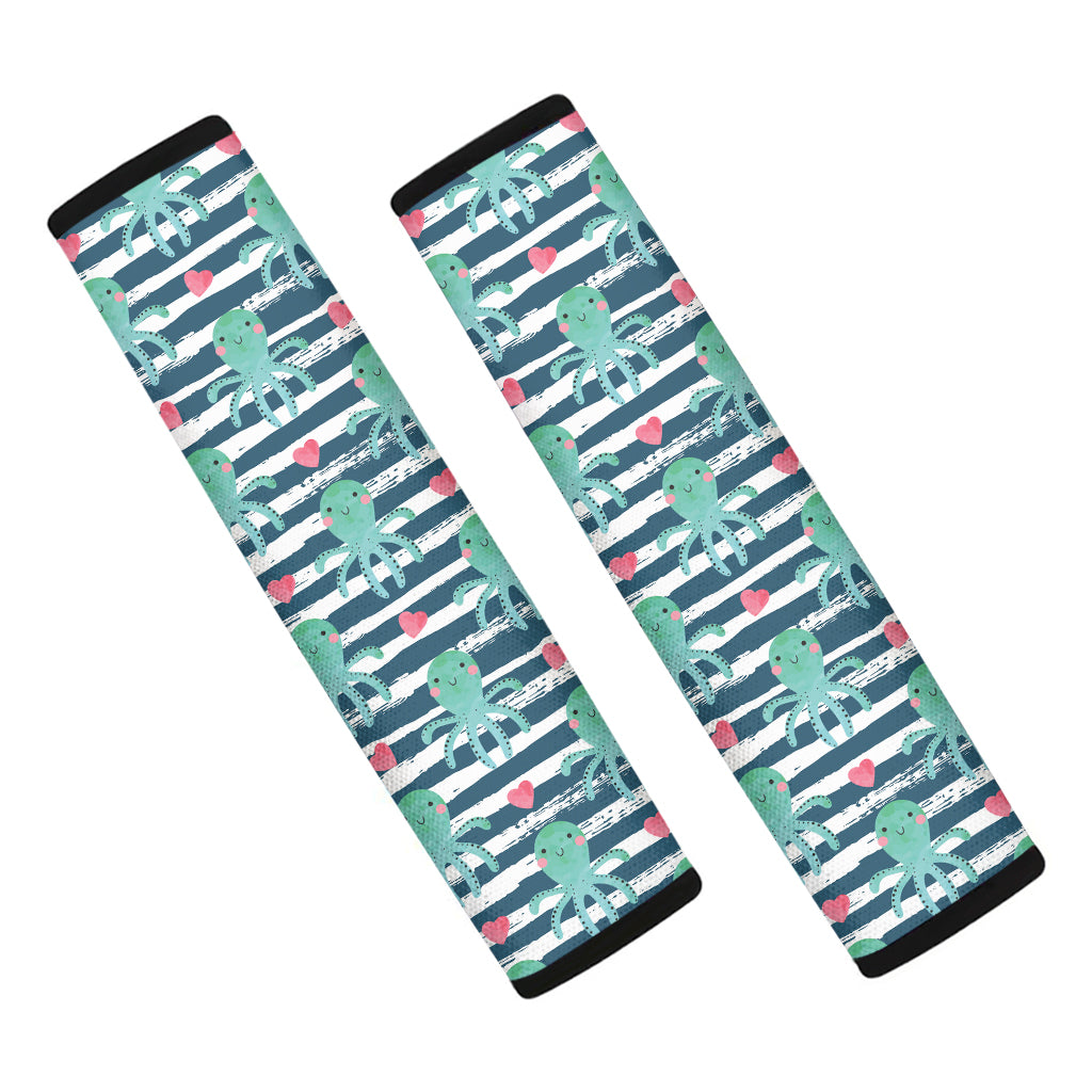 Cute Octopus Pattern Print Car Seat Belt Covers