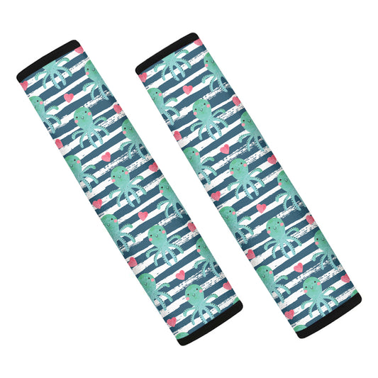 Cute Octopus Pattern Print Car Seat Belt Covers