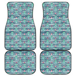 Cute Octopus Pattern Print Front and Back Car Floor Mats