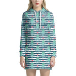 Cute Octopus Pattern Print Hoodie Dress