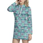 Cute Octopus Pattern Print Hoodie Dress