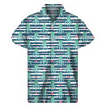 Cute Octopus Pattern Print Men's Short Sleeve Shirt