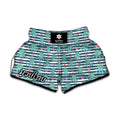 Cute Octopus Pattern Print Muay Thai Boxing Shorts