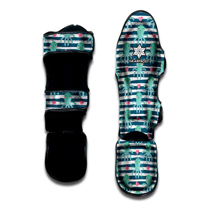 Cute Octopus Pattern Print Muay Thai Shin Guard