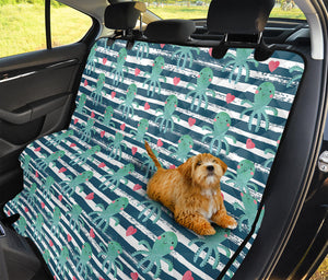 Cute Octopus Pattern Print Pet Car Back Seat Cover