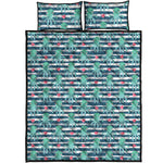 Cute Octopus Pattern Print Quilt Bed Set