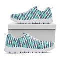 Cute Octopus Pattern Print White Running Shoes