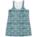 Cute Octopus Pattern Print Women's Racerback Tank Top