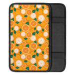 Cute Orange Fruit Pattern Print Car Center Console Cover
