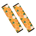 Cute Orange Fruit Pattern Print Car Seat Belt Covers
