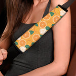 Cute Orange Fruit Pattern Print Car Seat Belt Covers