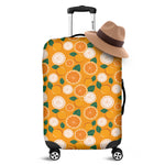 Cute Orange Fruit Pattern Print Luggage Cover
