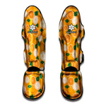 Cute Orange Fruit Pattern Print Muay Thai Shin Guard