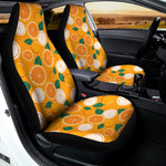 Cute Orange Fruit Pattern Print Universal Fit Car Seat Covers
