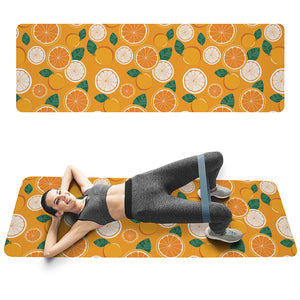 Cute Orange Fruit Pattern Print Yoga Mat – GearFrost