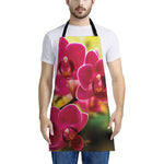Cute Orchid Print Apron