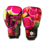 Cute Orchid Print Boxing Gloves