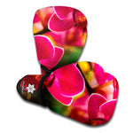 Cute Orchid Print Boxing Gloves