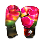 Cute Orchid Print Boxing Gloves