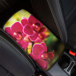 Cute Orchid Print Car Center Console Cover