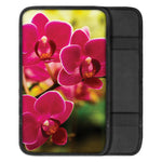 Cute Orchid Print Car Center Console Cover