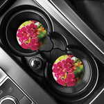 Cute Orchid Print Car Coasters