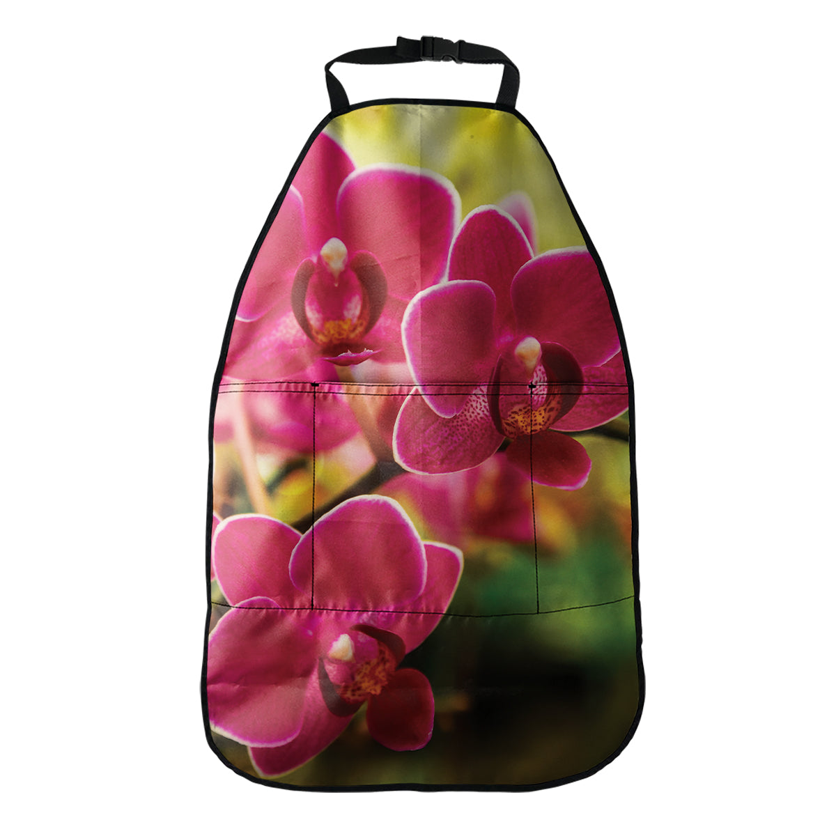 Cute Orchid Print Car Seat Organizers