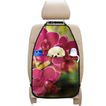 Cute Orchid Print Car Seat Organizers