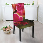 Cute Orchid Print Dining Chair Slipcover