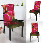 Cute Orchid Print Dining Chair Slipcover