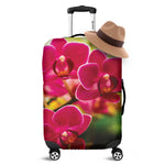 Cute Orchid Print Luggage Cover