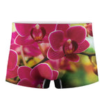 Cute Orchid Print Men's Boxer Briefs