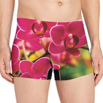 Cute Orchid Print Men's Boxer Briefs