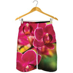 Cute Orchid Print Men's Shorts