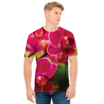 Cute Orchid Print Men's T-Shirt