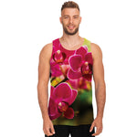 Cute Orchid Print Men's Tank Top