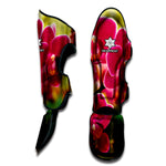 Cute Orchid Print Muay Thai Shin Guard