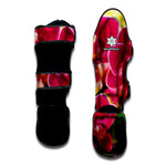 Cute Orchid Print Muay Thai Shin Guard