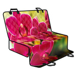 Cute Orchid Print Pet Car Back Seat Cover