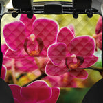Cute Orchid Print Pet Car Back Seat Cover