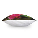Cute Orchid Print Pillow Cover
