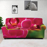 Cute Orchid Print Sofa Cover