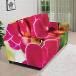 Cute Orchid Print Sofa Cover