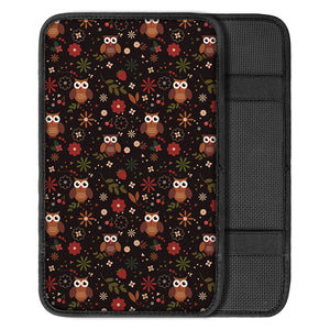 Cute Owl Print Car Center Console Cover