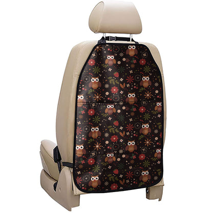 Cute Owl Print Car Seat Organizers